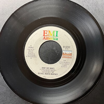 Michael Martin Murphey, What She Wants / Still Taking Chances, 7'' 45rpm Vinyl VG
