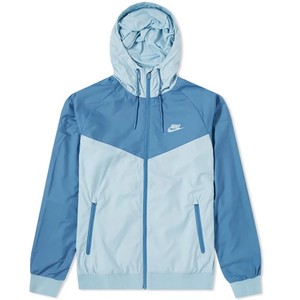 nike men's windrunner blue jacket