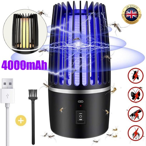 Mosquito Killer Lamp Electric Fly Killer Fly Zapper Flies Trap 2in1 Fly Catcher - Picture 3 of 19