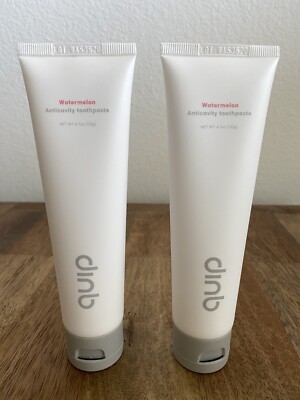 2 X QUIP WATERMELON ANTICAVITY TOOTHPASTE EXP 8/22