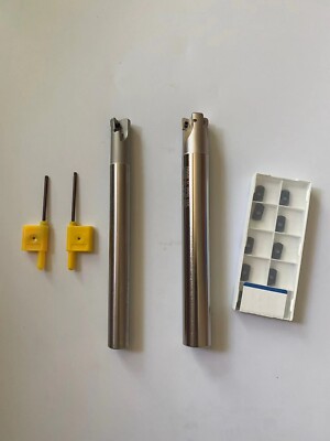 Fast Feed 90 Degree Indexable End Mill Tool Holder EXN03R With LNMU0303 Inserts