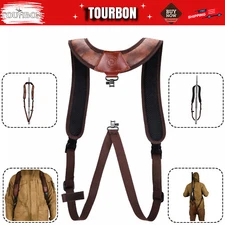 TOURBON Gun Backpack Sling Rifle Strap Double Carrier Sling w/Swivels Attachment