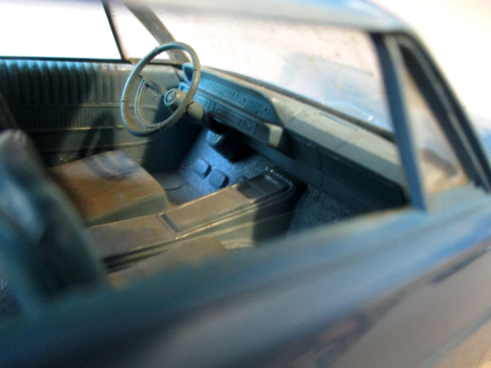 1965 福特 GALAXIE 500 XL- 2-DR HT- 经销商模型汽车促销-8" JOHAN AMC 复古 — 第 3/4 张图片