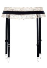 La Perla Talisman XS Suspender Garter Belt Nude Black 678