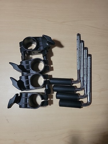 Roland 4 pack mesh upgrade (1) PDX-8 & (3) PDX-6A W/ Clamps & L Rods pdx 8 #2D1 - Foto 2 di 11