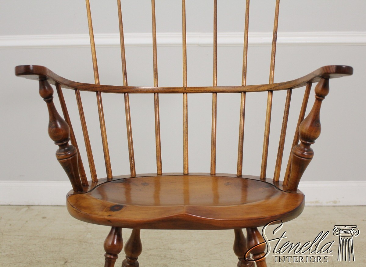 55919EC: Windsor Style High Fan Back Bench Made Armchair | eBay