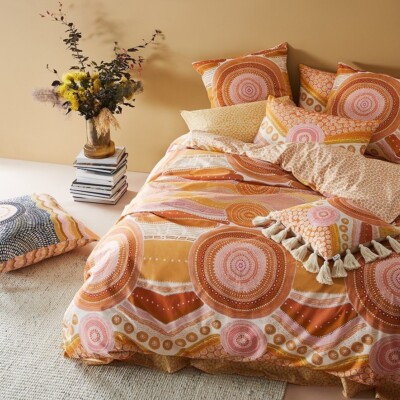 Adairs🌺Miimi Jiinda Barrmarrany Quilt Cover Set SB RRP