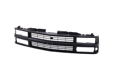 AM New Front Full Black Grille For 94-98 Chevy C/K Pickup Truck Suburban Tahoe