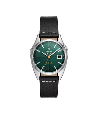 New Zodiac Dress Olympos Automatic Leather Strap Watch ZO9714