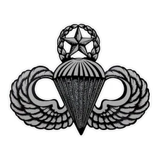Army Master Para Wing Bumper Sticker Military Vinyl Soldier Decal 5"
