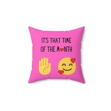 Almohada Corazón Emoji, Regalo It's That Time of the Month, Almohada de Período para Mujer