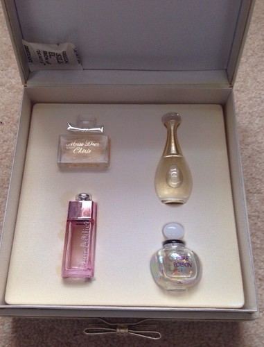 vintage dior perfume wardrobe set. collectible item.