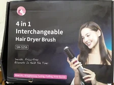 Brightup Hair Dryer Brush Blow Dryer Volumizer Styler Hot Air Brush SM-5258