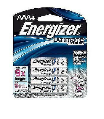 Pile Aaa Batterie Energizer Ultimate Litio AAA - Al Litio, Lunga Durata - Confezione Da 4 Batterie AAA Litio - Foto 3