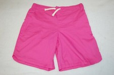 Girls PINK WOVEN BERMUDA SHORTS Rear Elast Waist DRAWSTRING Front Pockets XXL 18
