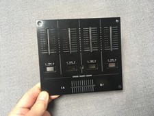 Fader faceplate metal panel ONLY for Pioneer DJM-750K MK1 mixer