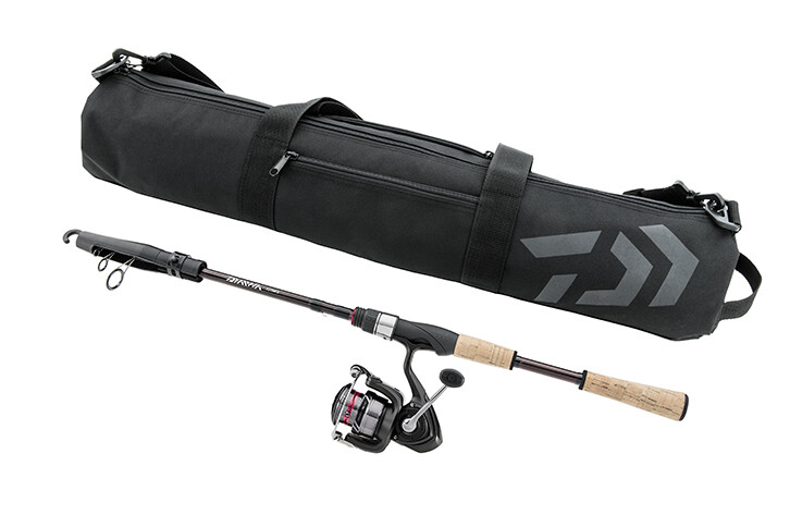 Daiwa Travel Compact Kit Telescopic Spinning Combo 7' 2