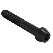 Titan M8x50 Schraube DIN912 konisch schwarz Innensechskant Ti Bike Tuning 