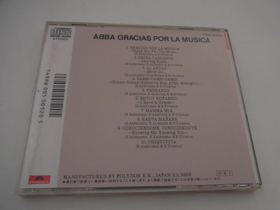 Abba / Gracias por la Musica CD ( Japan ) - Bild 2 von 3