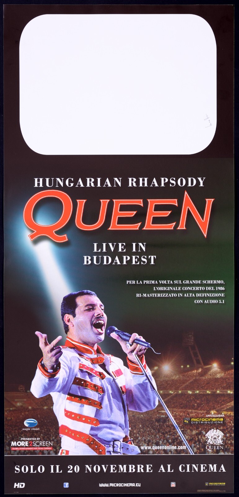 Locandina di Hungarian Rhapsody: Queen Live in Budapest (2012)