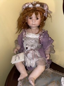 Duck House Heirloom Porcelain Doll KITTY 18" Tall Ltd Edition