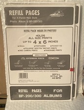 Pioneer Photo Album 30 Photos Refill Pages For BP200 And BP200F Photo Albums