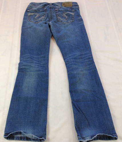 SILVER JEANS Tuesday Medium Wash Low-Rise Straight Leg Denim Jeans Damen 28/31 - Bild 2 von 11