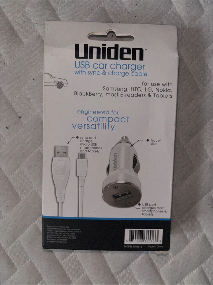 Nuevo en caja Cargador Coche Uniden iPhone 5 Foto 2 de 2