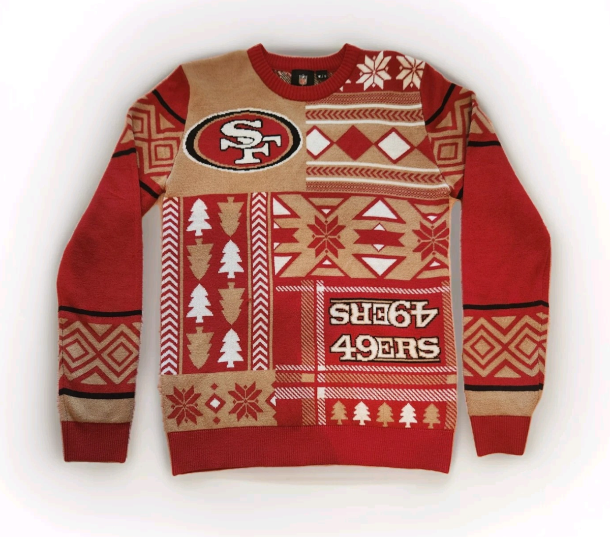 NFL Team Apparel San Francisco 49ers Ugly Christmas Holiday