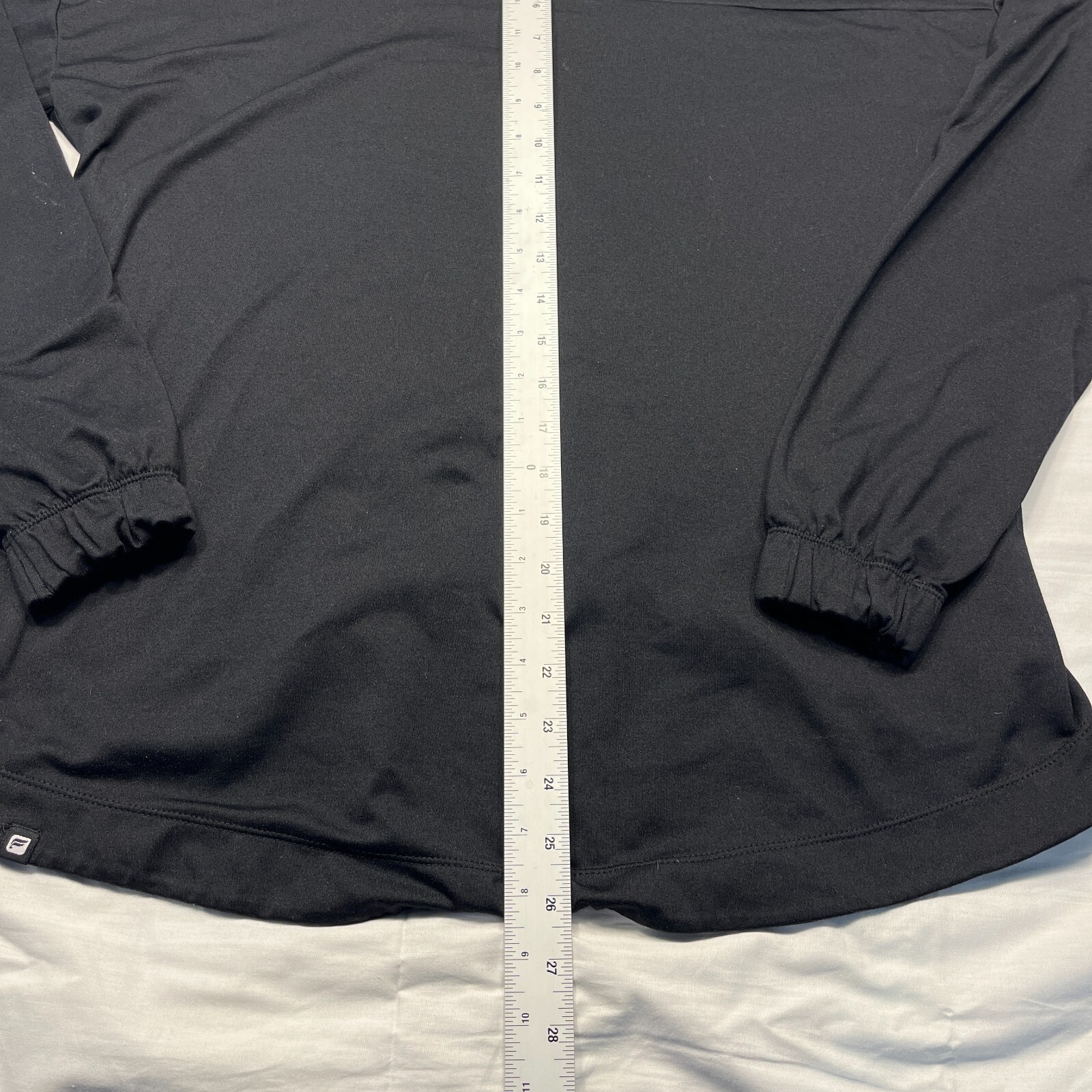 Fabletics Black Cowl Neck Pullover Stretch Sweats… - image 7