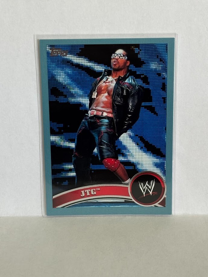 JTG 2011 Topps WWE Blue Card # 54 /2011 WWF Jayson Paul Jay-TG