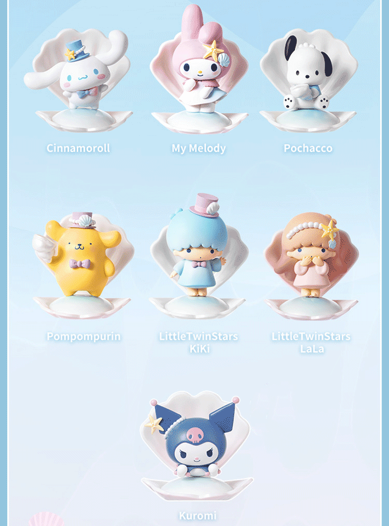 MINISO Sanrio Characters Blue Sea Holiday Series Confirmed Blind