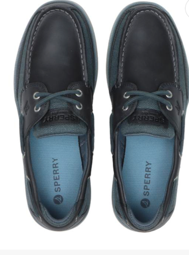 Zapatos de barco Sperry Surveyor 2 ojos para hombre Baja Twist azul Sts25401 medianos - Imagen 4 de 4
