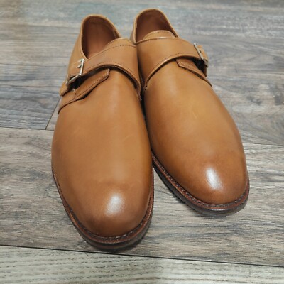 Allen Edmonds Walnut Plymouth Single Monk Strap Dress Shoes Sz 10.5 EEE 2782