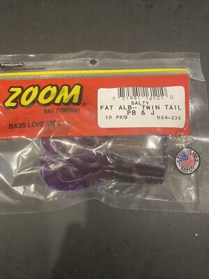 Zoom Fat Albert Twin Tail 3 1/4  10pkg PB&J