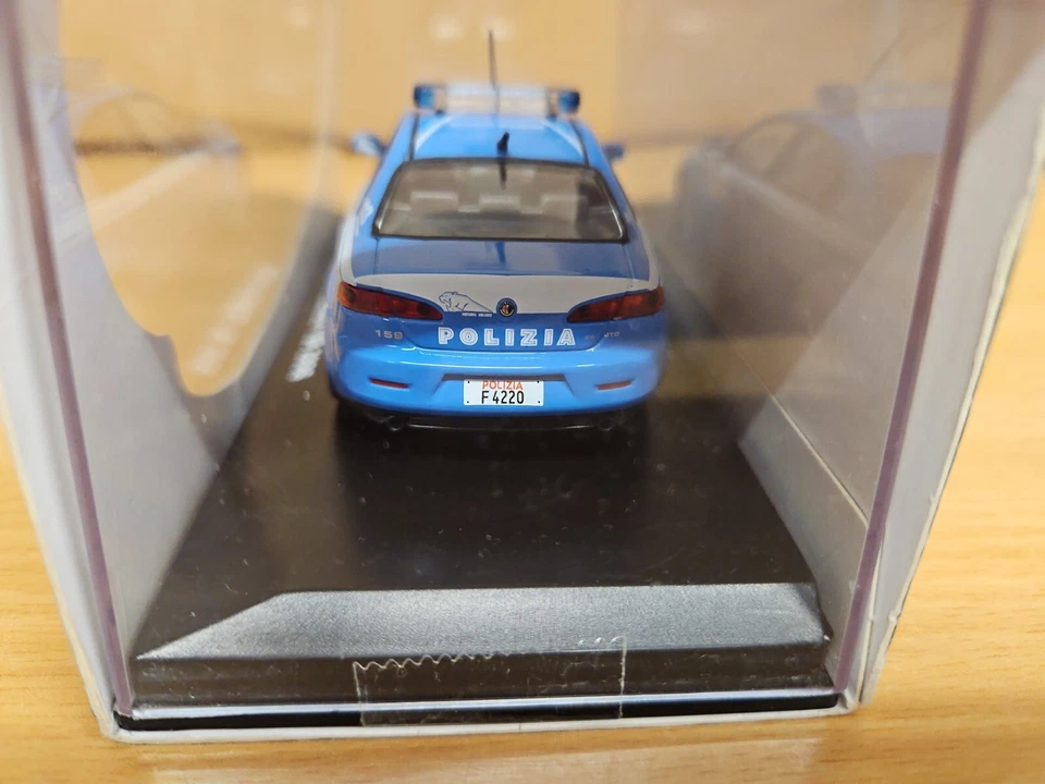 ALFA ROMEO 159 2006 POLICÍA EDISON JUGUETES POR EJEMPLO 1:43 AZUL AZUL Foto 4 de 4