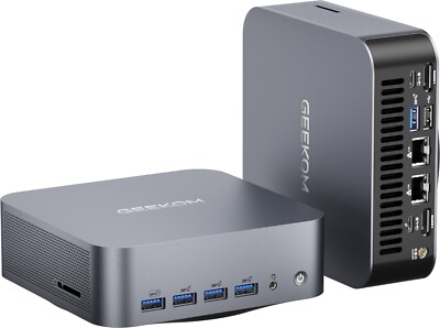 GEEKOM GT1 Mega Mini PC, Intel Core Ultra 5 125H, 32GB DDR5, 1TB SSD, Windows 11