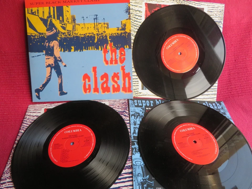 The CLASH – Super Black Market Clash - 1st press 1993 UK  - 3 X 25cm  / EX /EX - Photo 2/4