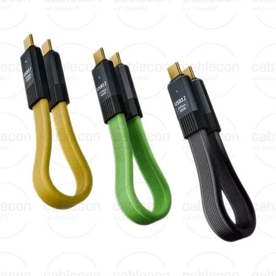 USB-C Kabel 3.2 PD 100W Schnellladekabel kurzes Datenkabel Laptop SSD Festplatte - Bild 1 von 4