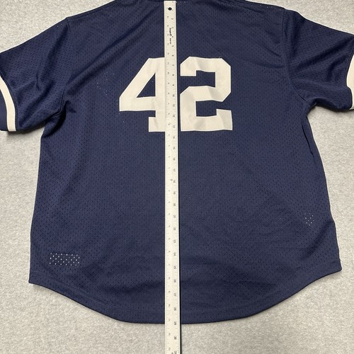 Mitchell & Ness CoopersTown NY Yankees 1995 Mariano Rivera #42 Jersey • Sz XL - Picture 9 of 10