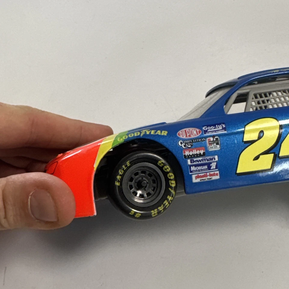 1991 Revell NASCAR JEFF GORDON carro de metal fundido escala 1:24 DuPont Clean - Imagem 2 de 4
