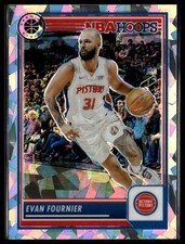 2023-24 Hoops Premium Stock #194 Evan Fournier Ice Prizm