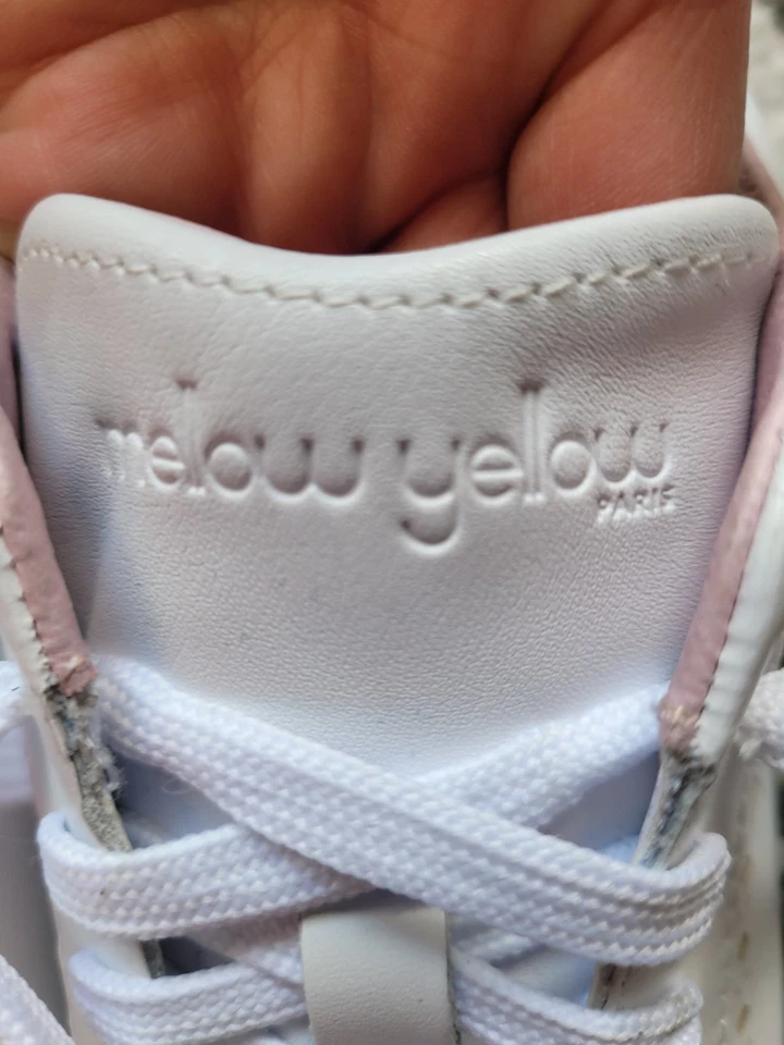 Derbies/baskets en cuir, Neuves T37 Mellow Yellow - Photo 4/4