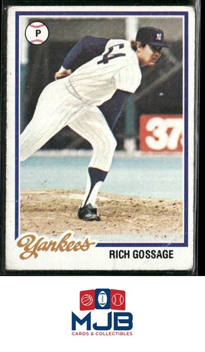 Rich Gossage #70 1978 Topps card