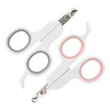 Pet Nail Clippers with AntiSlip Handle Safe Trimming Grooming Tool for Dog Cats