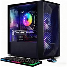 STGAubron Gaming PC Tower i5 up to 3.6GHz RX560 16GB 512GB SSD Win11