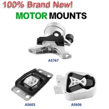 Engine Motor & Trans Mount For Ford Fusion Lincoln Set 3PCS 2.0L Turbo Mount