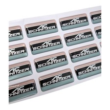 ac Schnitzer Logo 3x Lenkrad Felgen logo Emblem  Aufkleber Interieur innen 
