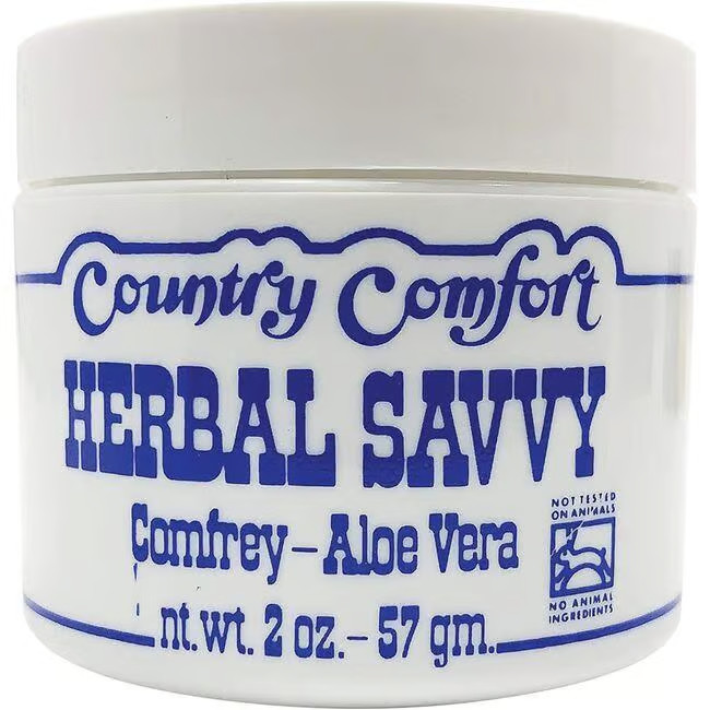 Country Comfort Herbal Savvy Comfrey - Бальзам с алоэ вера 2 унции 2390₽