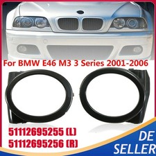 PAAR NEBELSCHEINWERFER BLENDE ABDECKUNG RAHMEN LINKS RECHTS FÜR 01-06 BMW E46 M3
